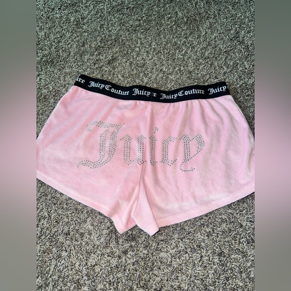 Juicy Couture Bling Comfy Sleepwear Booty Shorts Size Small - Picture 6 of 8